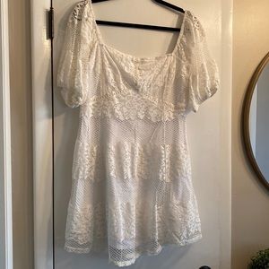 Free People mini lace dress